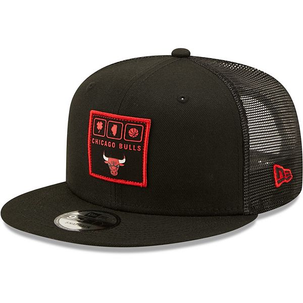Chicago Bulls New Era Team Localized 9TWENTY Adjustable Hat - Black