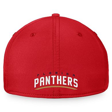 Men's Fanatics Branded Red Florida Panthers Core Primary Logo Flex Hat