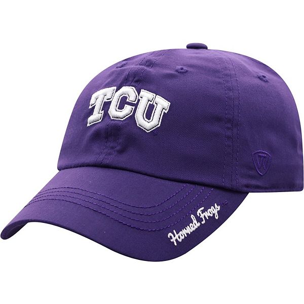 Women's Top of the World Purple TCU Horned Frogs Staple Adjustable Hat