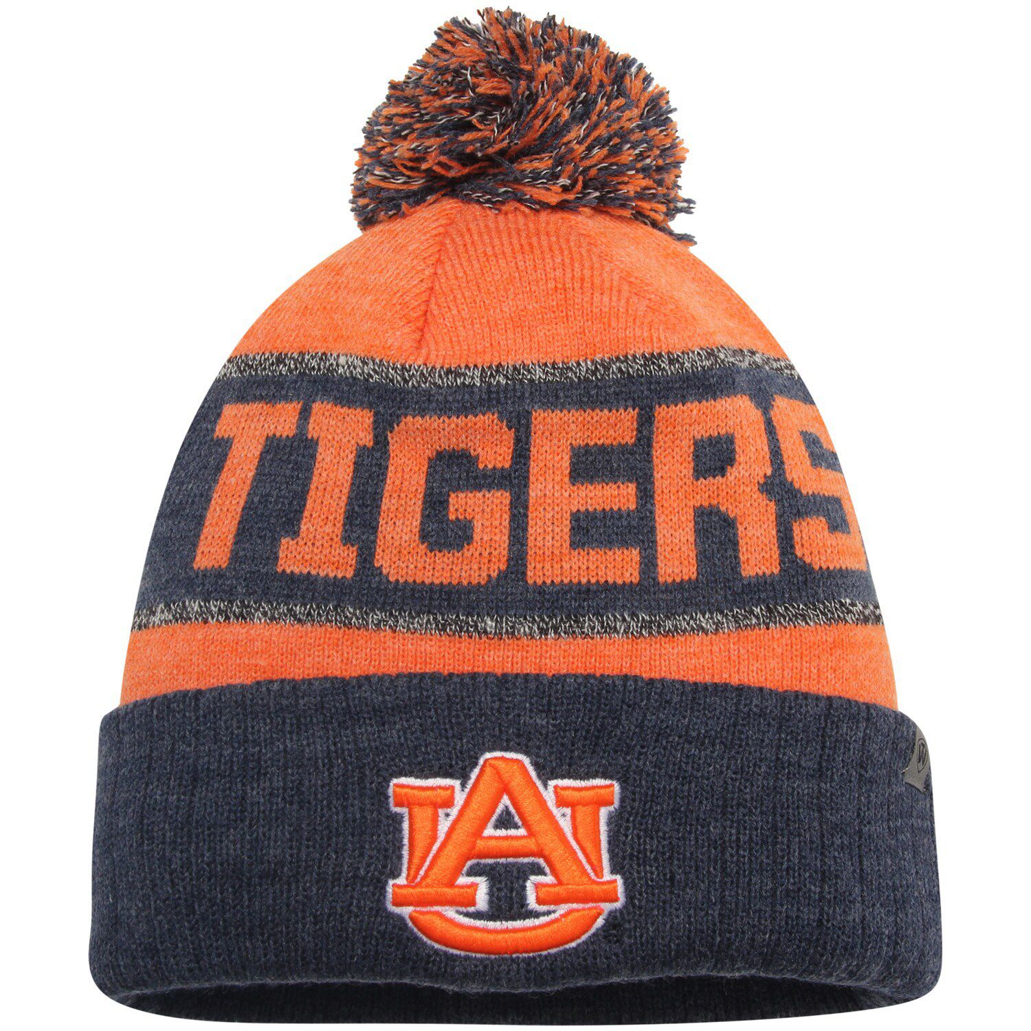 Image for Unbranded Youth Top of the World Orange Auburn Tigers Below Zero Cuffed Knit Hat With Pom at Kohl's.