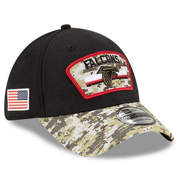 Men's New Era Black/Camo Atlanta Falcons 2021 Salute To Service