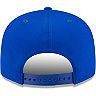 Men's New Era Royal Philadelphia 76ers Upside Down Logo 9FIFTY Snapback Hat