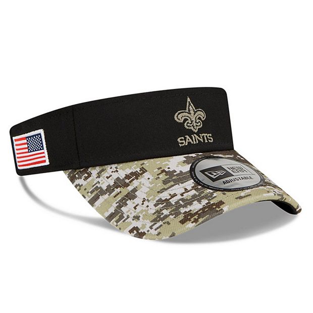 Men's New Era Black/Camo New Orleans Saints 2021 Salute To Service 59FIFTY Fitted  Hat