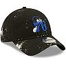 Men's New Era Black Philadelphia 76ers Splatter 9TWENTY Adjustable Hat