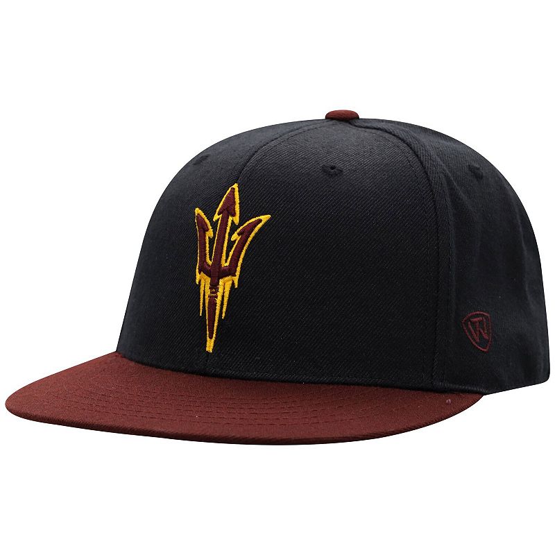 Mens Top of the World Black/Maroon Arizona State Sun Devils Team Color Two