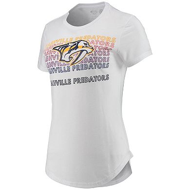 Women's Concepts Sport White/Charcoal Nashville Predators Sonata T-Shirt & Leggings Set
