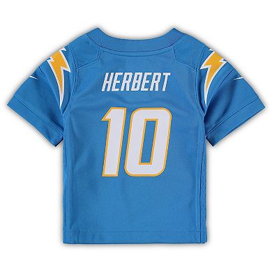 Infant Nike Justin Herbert Powder Blue Los Angeles Chargers Game Jersey