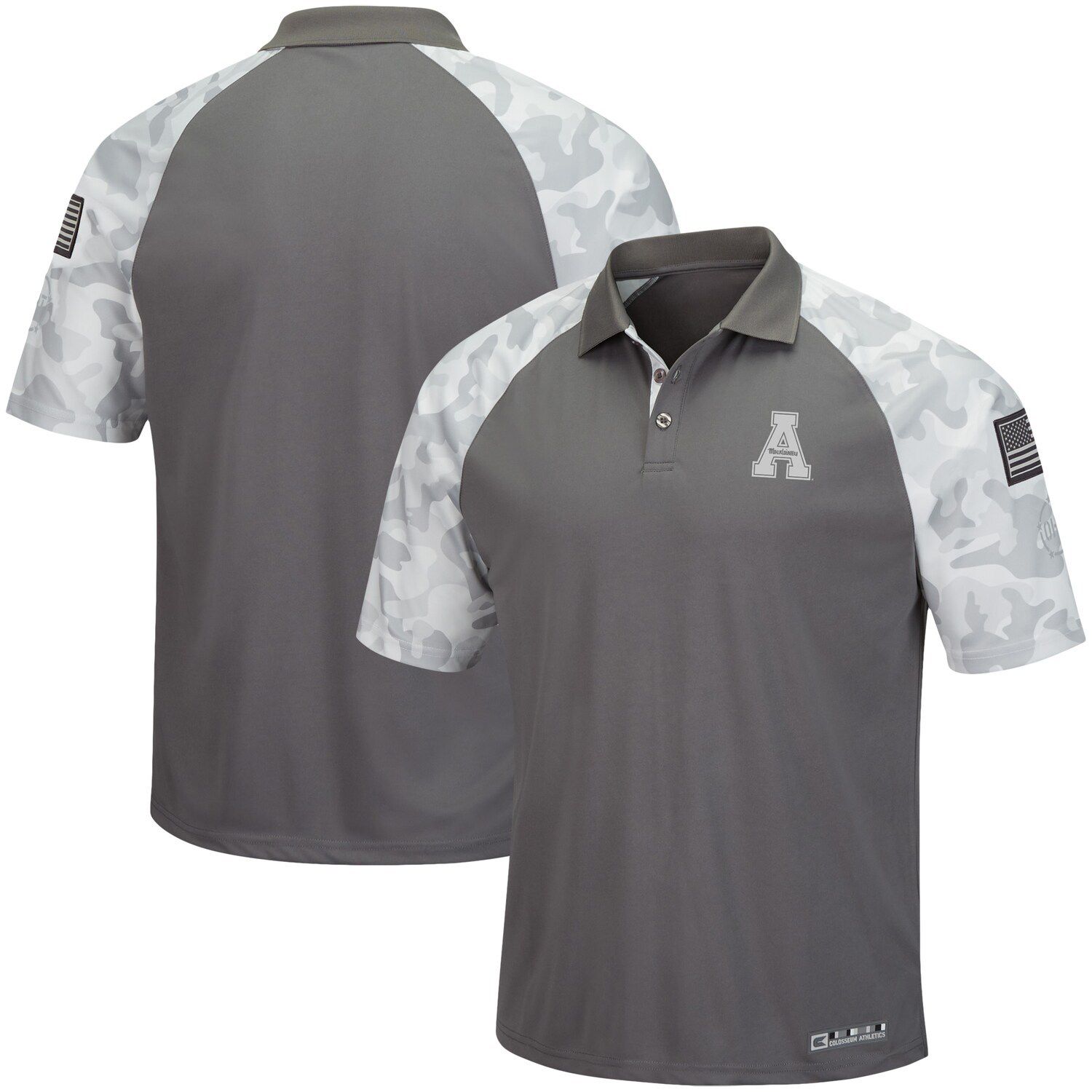 Men's Colosseum Heather Gray Arizona Wildcats Chamberlain Polo