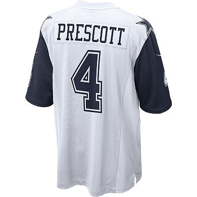 Men's Nike Dak Prescott White Dallas Cowboys Alternate Game Jersey
