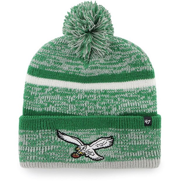 Men's '47 Kelly Green Philadelphia Eagles Northward Cuffed Knit Hat with Pom