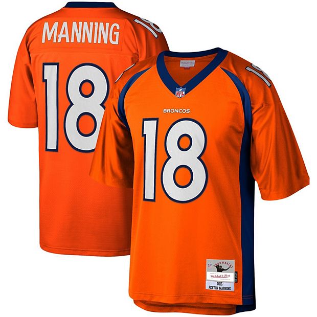 Mitchell & Ness Men's Peyton Manning Orange Denver Broncos 2015 Legacy Replica Jersey