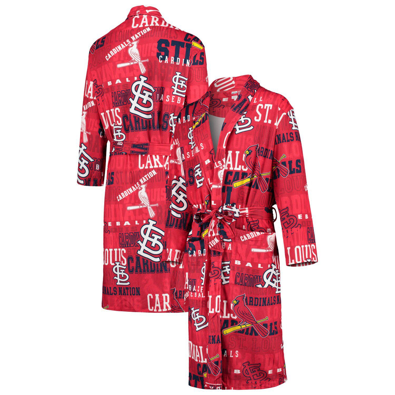 Image for Unbranded Men's Concepts Sport Red St. Louis Cardinals Ensemble Microfleece Robe at Kohl's.