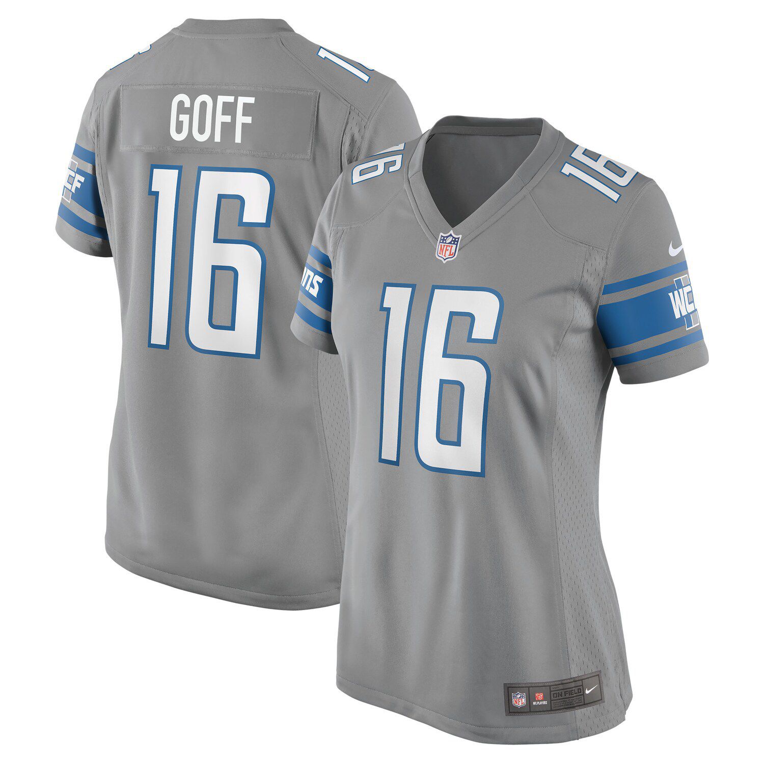 Nike Men's Jared Goff Blue Detroit Lions Vapor Elite Player Jersey - Macy's