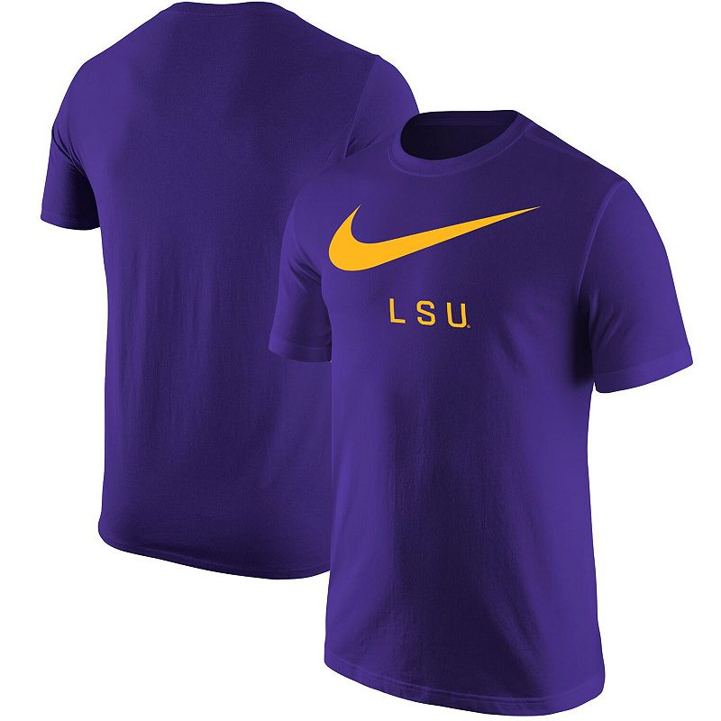 Mens Nike Purple LSU Tigers Big Swoosh T-Shirt, Size: Large, LSU Purple
