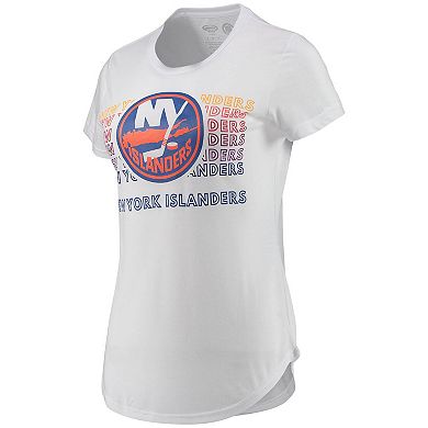 Women's Concepts Sport White/Charcoal New York Islanders Sonata T-Shirt & Leggings Set