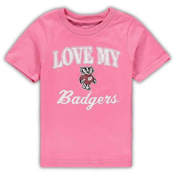 NWT VS PINK WISCONSIN BADGERS hotsell TEE