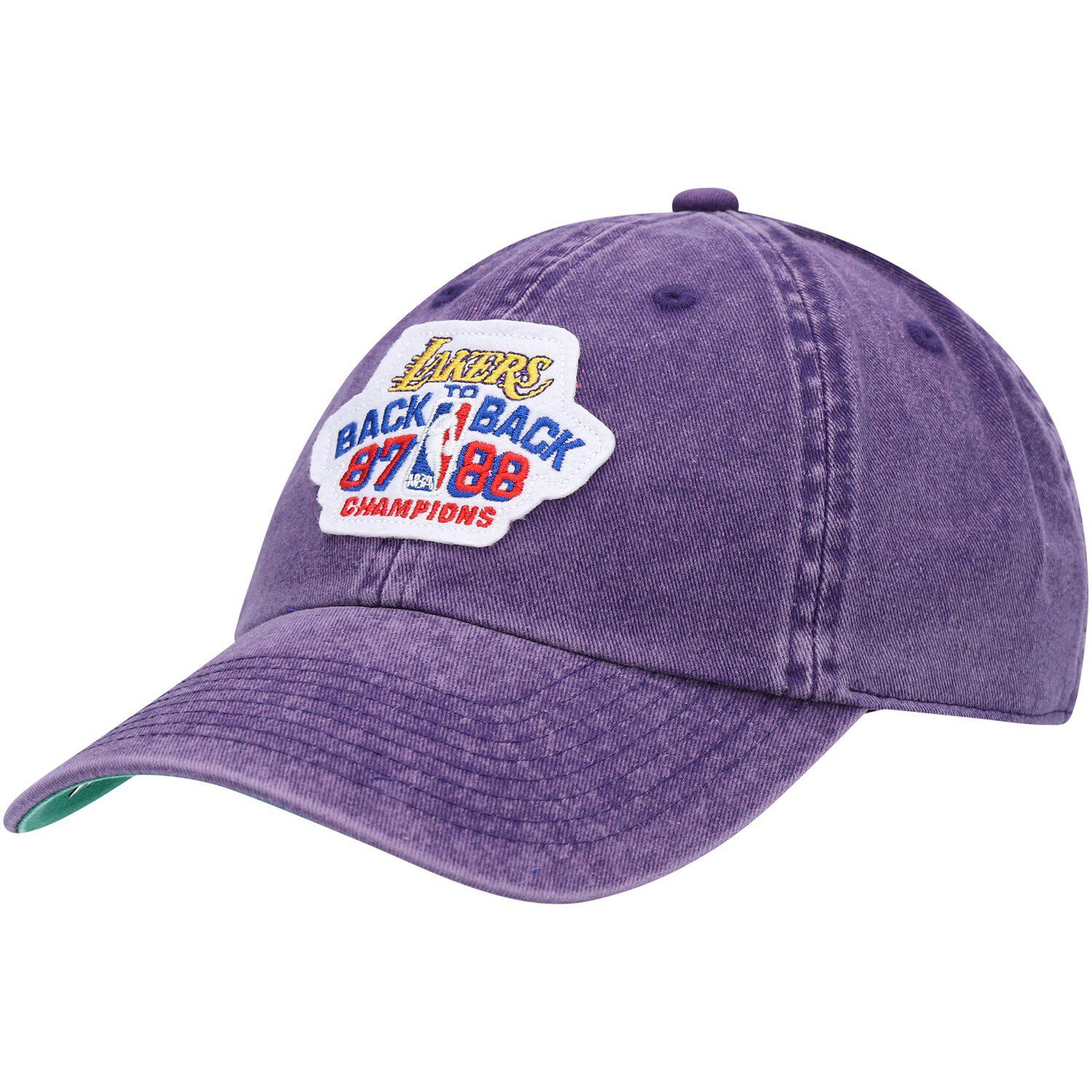 Image for Unbranded Men's Mitchell & Ness Purple Los Angeles Lakers Hardwood Classics Back to Back '87-'88 Champions Adjustable Dad Hat at Kohl's.