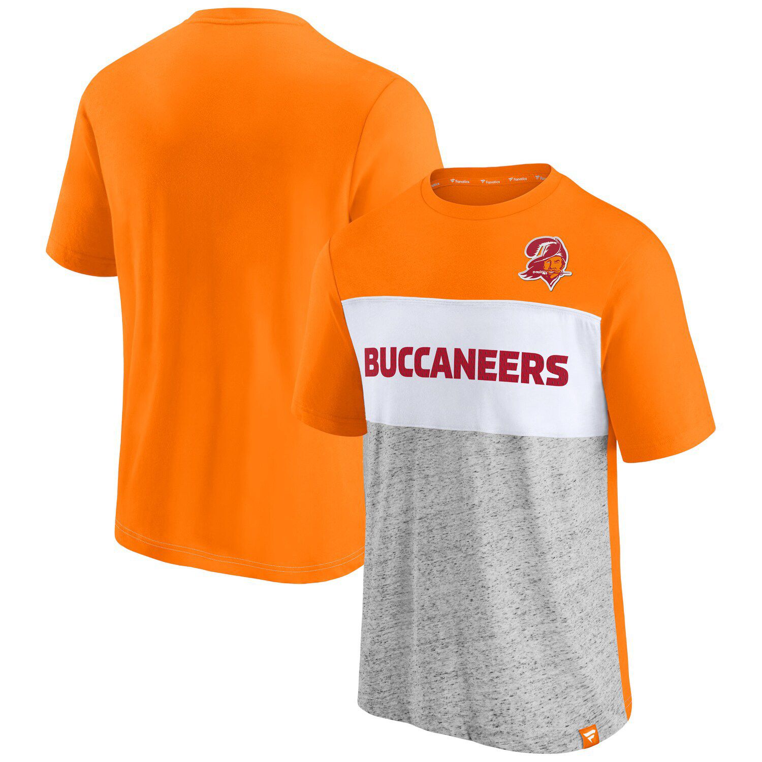 Fanatics Women's Branded Orange Tampa Bay Buccaneers Vintage-Like Spirit  Jersey Long Sleeve T-shirt