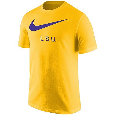 Men's Nike Gold LSU Tigers Big Swoosh T-Shirt