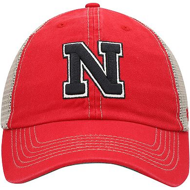 Men's '47 Scarlet/Natural Nebraska Huskers Trawler Trucker Snapback Hat