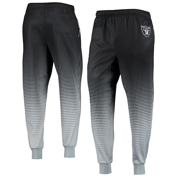 Men's FOCO Black Las Vegas Raiders Gradient Jogger Pants Size: Small