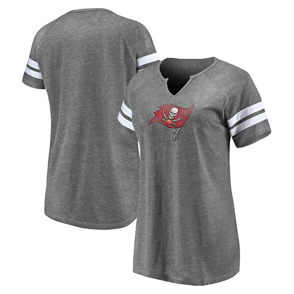 Men's Fanatics Branded Heathered Gray Tampa Bay Buccaneers Big & Tall Practice Long Sleeve T-Shirt