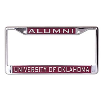 WinCraft Oklahoma Sooners Laser Cut Metal License Plate Frame - Oklahoma Alumni
