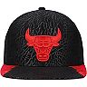 Men's Mitchell & Ness Black/Red Chicago Bulls Day 5 Snapback Hat
