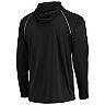Men's Starter Black Las Vegas Raiders Raglan Long Sleeve Hoodie T-Shirt