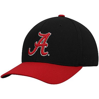 Men's Top of the World Black/Crimson Alabama Crimson Tide Two-Tone Reflex Hybrid Tech Flex Hat