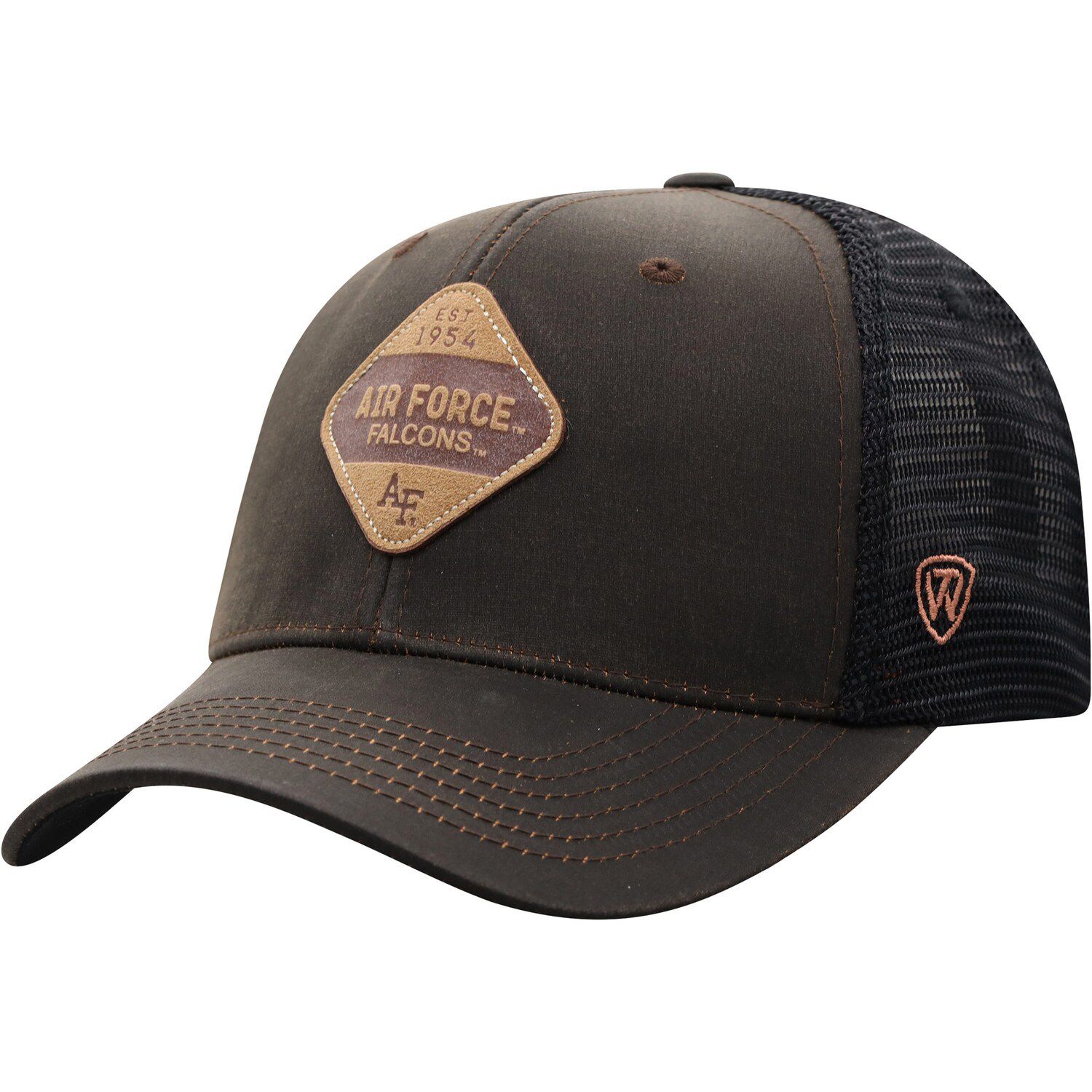Image for Unbranded Men's Top of the World Brown/Black Air Force Falcons Elm Trucker Snapback Hat at Kohl's.