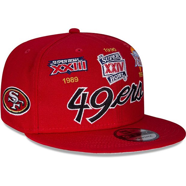 New Era Women's San Francisco 49ers Script 9Forty Adjustable Hat