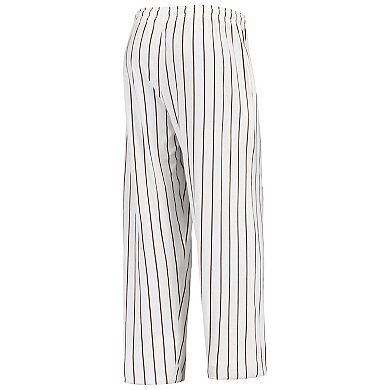 Men's Concepts Sport White San Diego Padres Vigor Pinstripe Pants