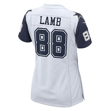 Women's Nike CeeDee Lamb White Dallas Cowboys 2nd Alternate Game Jersey