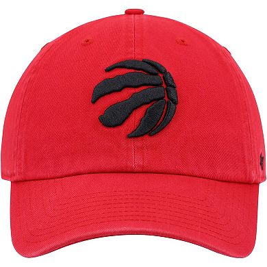Men's '47 Red Toronto Raptors Team Clean Up Adjustable Hat