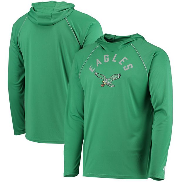 Philadelphia Eagles Nike Dri-Fit Cotton Long Sleeve Raglan T-Shirt - Mens