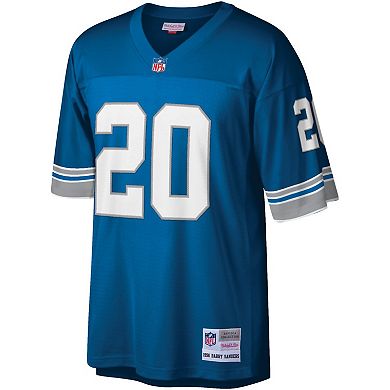 Men's Mitchell & Ness Barry Sanders Blue Detroit Lions Legacy Replica ...