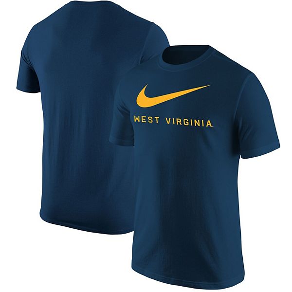 Men's Nike Navy West Virginia Mountaineers Big Swoosh T-Shirt