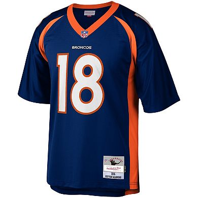 Men's Mitchell & Ness Peyton Manning Navy Denver Broncos Legacy Replica ...