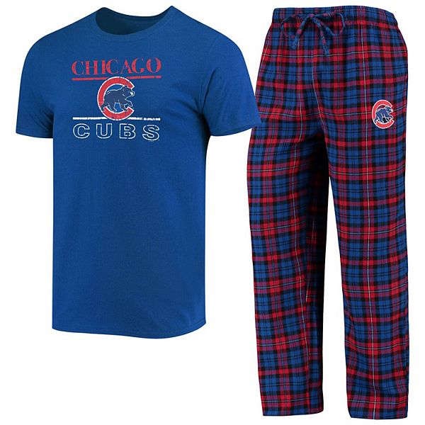 Men's Concepts Sport Royal/Red Chicago Cubs Lodge T-Shirt