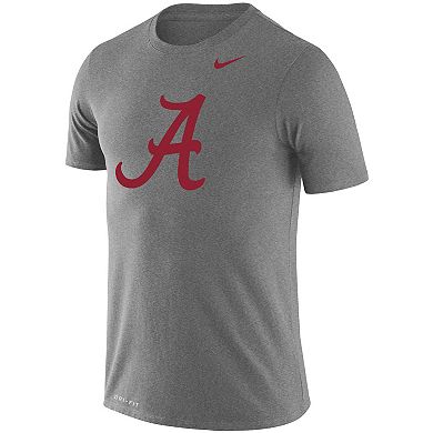 Men's Nike Heathered Gray Alabama Crimson Tide School Logo Legend ...