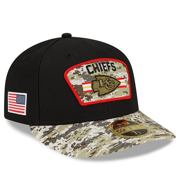 Kansas City Chiefs New Era Black 59FIFTY Fitted Hats Cap