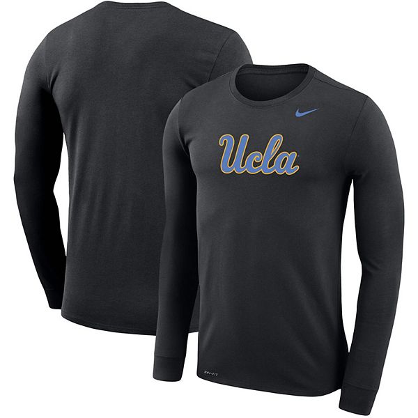 Men's Nike Black UCLA Bruins School Logo Legend Performance Long Sleeve ...