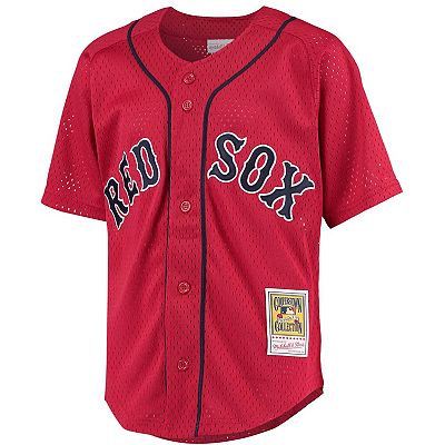 ポルテ　野球 ユニフォームセット レッド Youth Mitchell & Ness David Ortiz Red Boston Red Sox Cooperstown