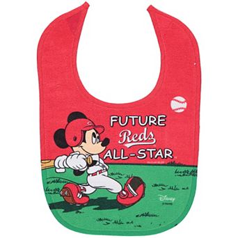 WinCraft Cincinnati Reds Disney Mickey All Pro Baby Bib