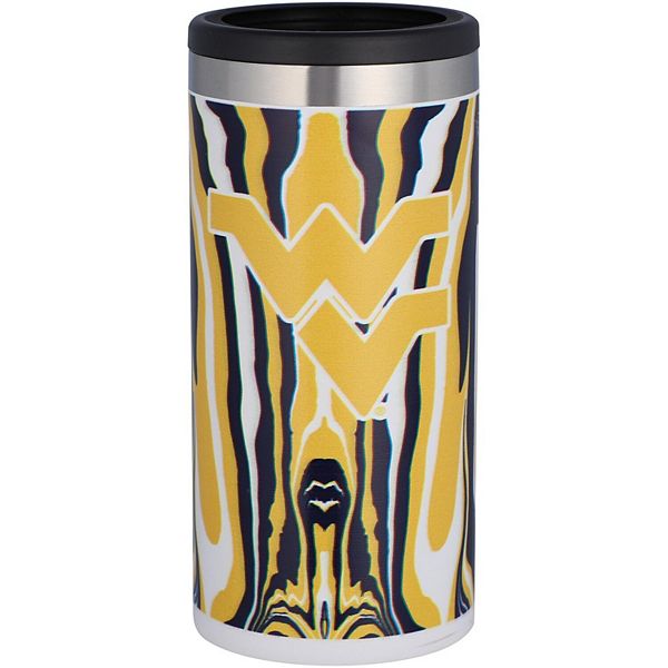 West Virginia Mountaineers Team Logo 12oz. Slim Can Holder