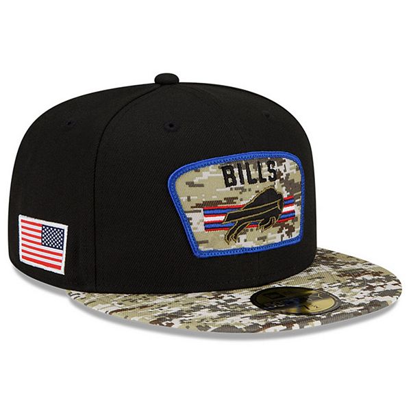 Men's New Era Black/Camo Buffalo Bills 2021 Salute To Service