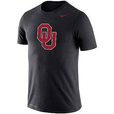 Men's Nike Black Oklahoma Sooners School Logo Legend Performance T-Shirt