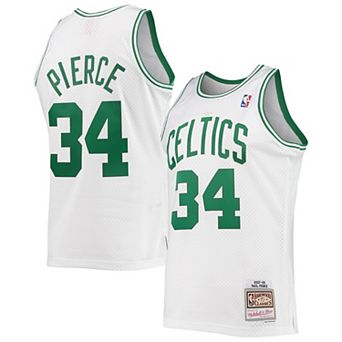 Men's Mitchell & Ness Paul Pierce White Boston Celtics 2007-08 Hardwood Classics Swingman Jersey