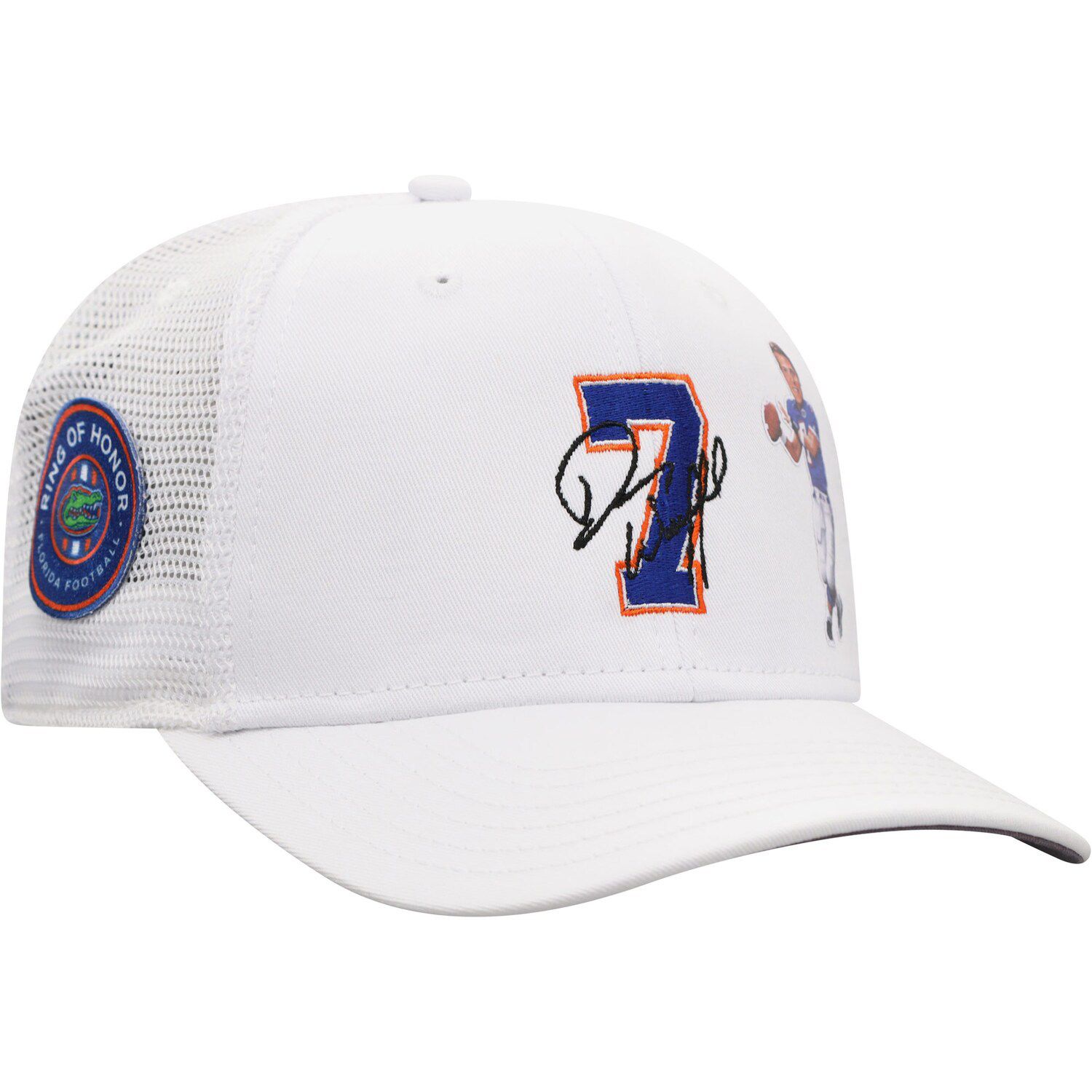 Men's Top Of The World Danny Wuerffel White Florida Gators Ring Of ...